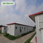 Residential condominiums prefab house of steel frame and rockwool panel