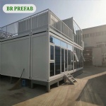 modern flat container house for dormitory