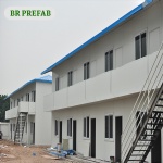 prefab Steel Building Real Estate House hot Sale slope roof a